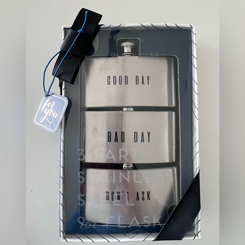 Dabney Lee 3 parts drinking stainless steel flasks 9oz
